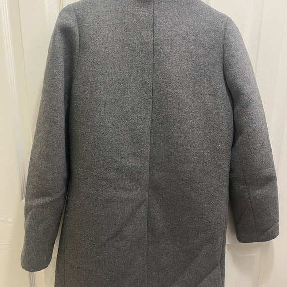 J crew Women's Gray mercantile coat full zip size 6 - Picture 11 of 16